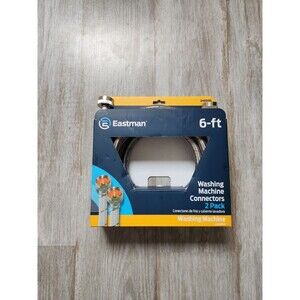 NIB OEM Eastman Washing Machine Connectors 2-Pack, 6ft 246995